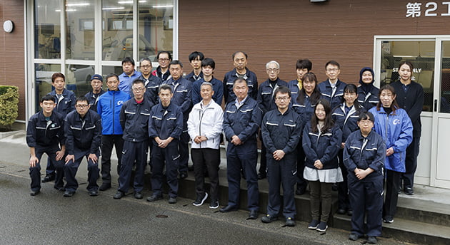 社員の集合写真